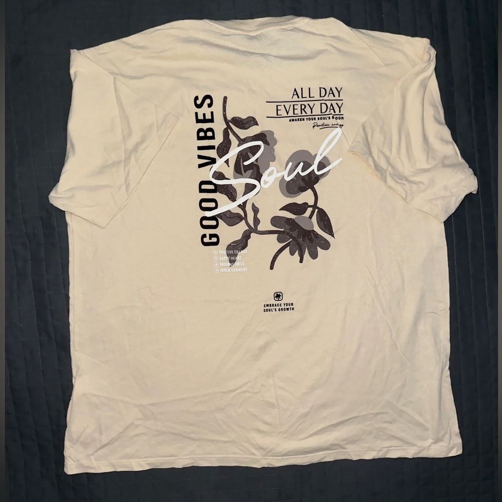 Good Vibes Soul Cream T-Shirt